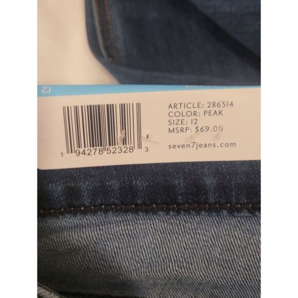 Seven7‎ Tower Straight Cropped jean Straight Leg High Waisted Size 11  New - Picture 4 of 6